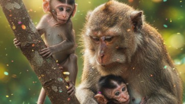 Why Baby Monkeys Stay Close to Their Mothers